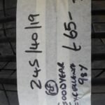 245/40/19 GOODYEAR EXCELLENCE RUNFLAT TYRE