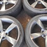 18" AUDI ROTOR STYLE ALLOY WHEELS / TYRES