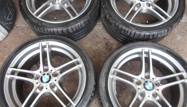 18″ GENUINE BMW MOTORSPORT 313 ALLOY WHEELS / TYRES - Image 1
