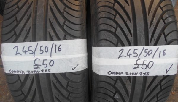 245/50/16 COOPER ZEON ZXS TYRE- NEW - Image 1