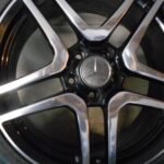 18" MERCEDES POLISHED – BLACK ALLOY WHEELS / TYRES