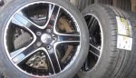 18" GENUINE VOLKSWAGEN T5 / T6 DAKAR ALLOY WHEELS / NEW TYRES - Image 2