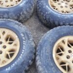 16" JEEP CHEROKEE ALLOY WHEELS WITH 245/75/16 ALL TERRAIN TYRES