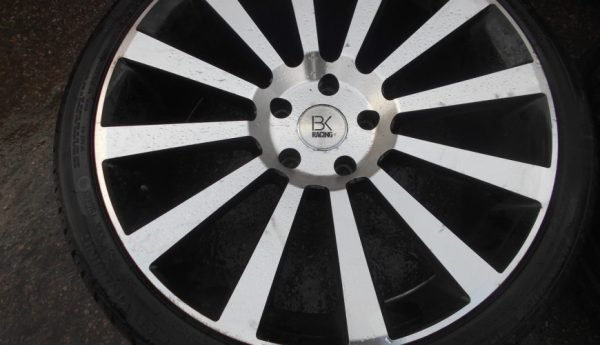 20" B K RACING 606 ALLOY WHEELS / TYRES – VOLKSWAGNE T5 / T6 - Image 1