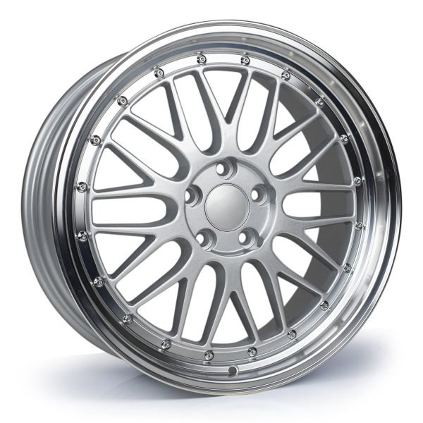 03M LM 19x9.5 5x120 ET40 Silver Polished Lip - Image 1