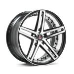 AXE EX20 22x10.5 ET38 5x120 GLOSS BLACK & POLISHED