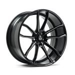 AXE EX33 22x9 ET35 5x120 GLOSS BLACK & CHAMFERED
