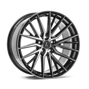 AXE EX40 22x10.5 ET40 5x130 GLOSS BLACK & POLISHED