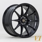 6Performance BDR 18x8.75 ET30 5x100, 5x114.3 Black