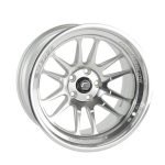 Cosmis XT-206R 18x11 ET8 5x114.3 Silver w/Machined Lip