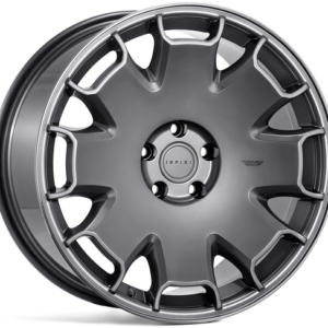 IW CSR2 19x9.5 ET42 5x112 Carbon Graphite Polished Lip
