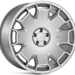 IW CSR2 18x8.5 ET35 5x100 Pure Silver Polished Lip