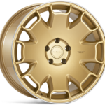 IW CSR2 18x8.5 ET42 5x112 Vintage Gold Polished Lip
