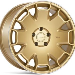 IW CSR2 19x9.5 ET42 5x112 Vintage Gold Polished Lip