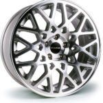 Dare LG2 19x8.5 ET45 5x112 Silver / Polished Face