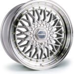 Dare DRRS 17x8.5 ET20 5x112/5x120 Silver Polished / Chrome Rivets
