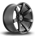 Alpha Offroad Gauntlet 20x9 ET40 6x139.7 SBlack