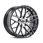 LENSO CQA 19x8.5 ET42 5x108 GLOSS BLACK & POLISHED