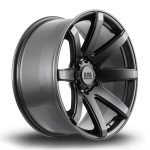 Alpha Offroad Nomad 20x9 ET10 6x139 SBlackMF