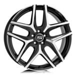 MSW 40 17x7 ET40 5x105 GLOSS BLACK FULL POLISHED