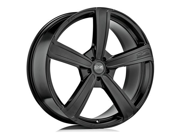 OZ Racing MONTECARLO HLT 19x8 ET48 5x112 GLOSS BLACK - Image 1