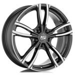 MSW 73 19x8 ET49 5x112 GLOSS DARK GREY FULL POLISHED