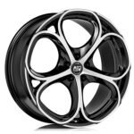 MSW 82 18x8 ET35 5x110 GLOSS BLACK FULL POLISHED