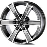 OZ Racing SAHARA 6 17x8 ET45 6x139.7 MATT GRAPHITE DIAMOND CUT