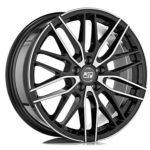 MSW 72 18x8 ET42 5x112 GLOSS BLACK FULL POLISHED