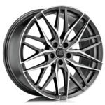 MSW 50 21x10.5 ET19 5x112 MATT GUN METAL FULL POLISHED
