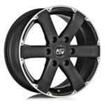 MSW 46 17x7.5 ET30 6x114.3 MATT BLACK FULL POLISHED