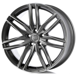MSW 24 19x8 ET48 5x112 MATT GUN METAL FULL POLISHED