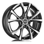 MSW CROSS OVER 17x7.5 ET45 5x112 GLOSS BLACK FULL POLISHED