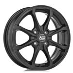 MSW X4 15x5 ET38 4x100 MATT BLACK
