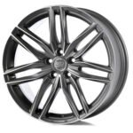MSW 24 18x8 ET35 5x100 MATT GUN METAL FULL POLISHED