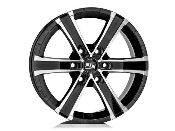 OZ Racing SAHARA 6 17x8 ET15 6x139.7 GLOSS BLACK FULL POLISHED - Image 1