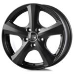 MSW 19 W 17x7 ET45 5x100 MATT BLACK