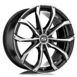 MSW 48 18x8 ET40 5x114.3 GLOSS BLACK FULL POLISHED