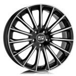 MSW 30 19x8 ET45 5x114.3 GLOSS BLACK FULL POLISHED
