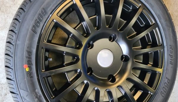 18" NEW FORD TRANSIT MOTORSPORT STYLE ALLOY WHEELS / NEW TYRES - Image 1