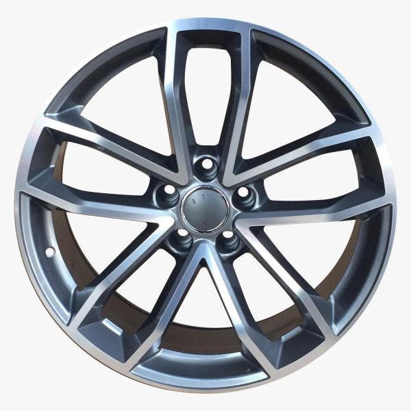 VAG23 18x8.5 ET38 5x100 Gun Metal Machined - Image 1