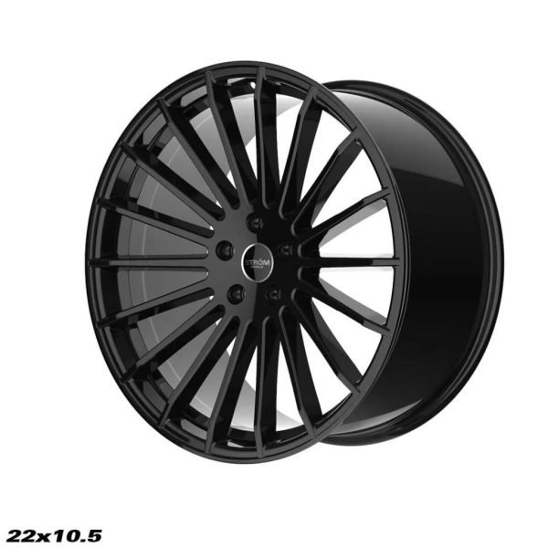 STROM STR4 22x10.5 ET31 5x112 Gloss Black - Image 1