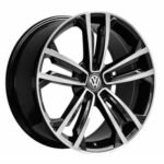 VAG16 19x8 ET45 5x112 Gloss Black Machined