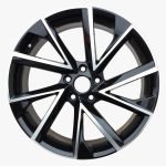 VAG38 19x8 ET42 5x112 Gloss Black Machined