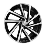 VAG14 WT 19x8 ET45 5x112 Gloss Black Machined