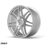 STROM STR3 F14 20x8.5 ET32 5x112 Quartz Silver
