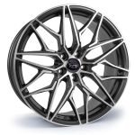 Targa TG6-FF 20x8.5 ET42 5x112 Matt Black / Machined Face
