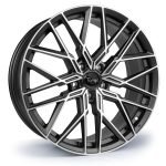Targa TG8-FF 20x9 5x120 ET42 Matt Black / Machined Face
