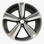 VAG22 19x8.5 ET42 5x112 Gun Metal Silver Spokes