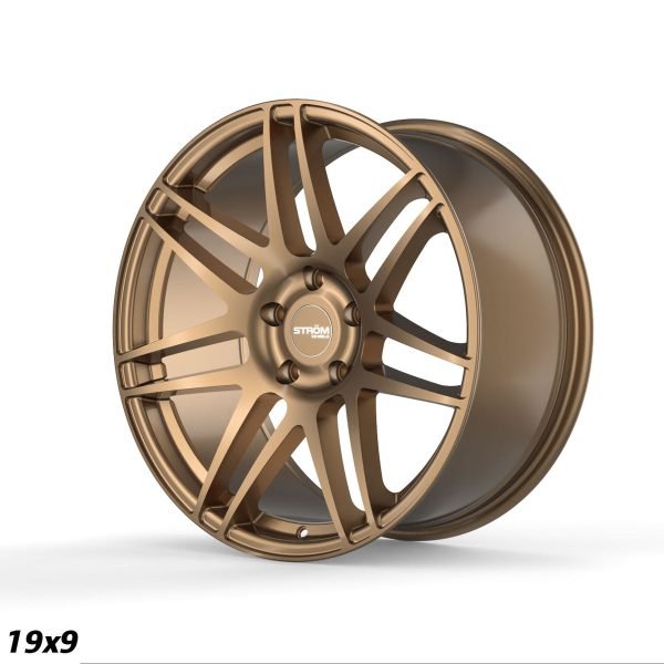 STROM STR3 F14 19x9 ET31 5x120 Satin Bronze - Image 1